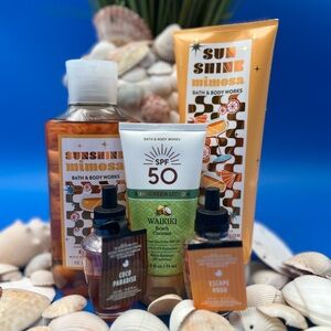 Bath & Body Works Sunshine Mimosa and Waikiki Beach Set